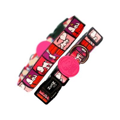 [SN2042] COLEIRA SNOOPY (ROSA/FRAMES) - TAM.S