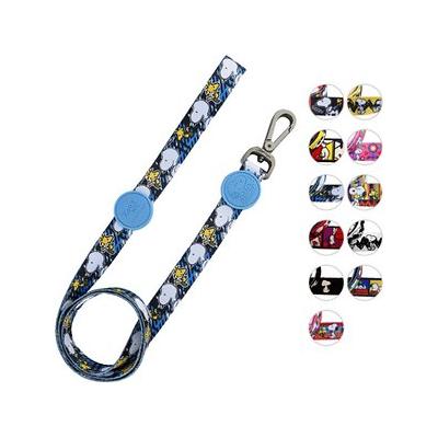 Trela Snoopy (Azul/C. B. /Xadrez) -s–m Acessório de Passeio para Cão