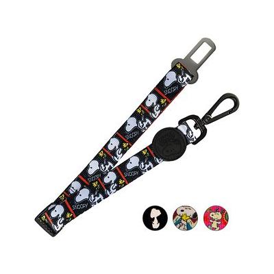 Colete Peitoral Snoopy (Preta/Frames) -l Acessório de Passeio para Cão