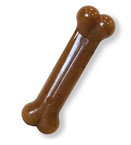 BRINQUEDO OSSO FLEXiVEL NYLON SABOR A CARNE 16 5CM
