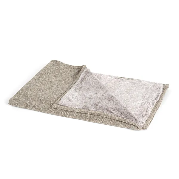 Agui Royal Blanket Lynx Rabbit Beige Cama para Cão e Gato 120 × 80 cm