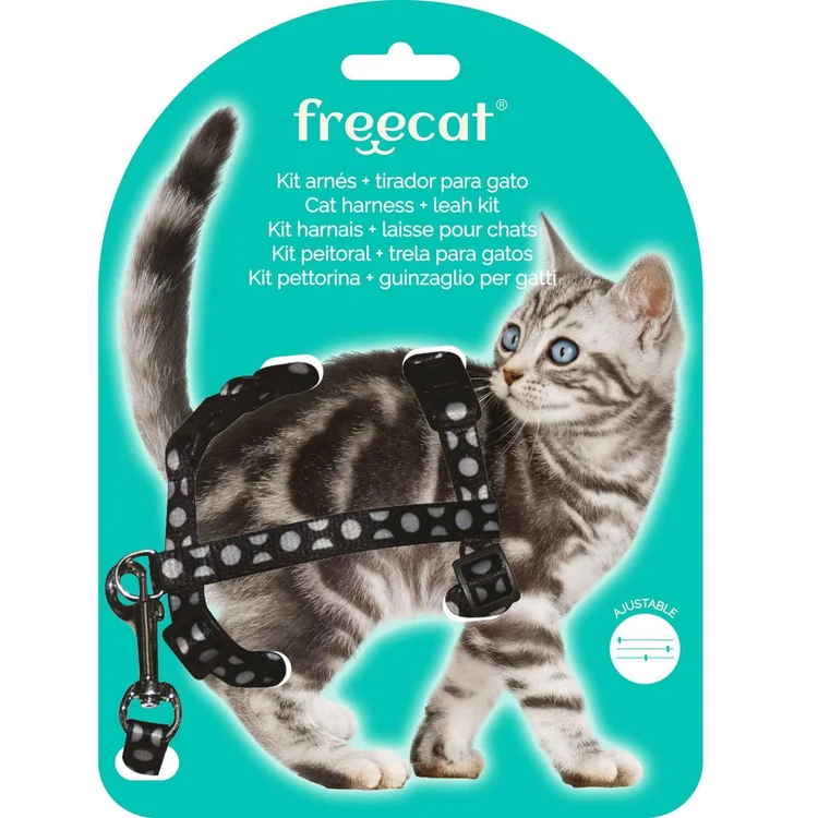 PEITORAL TRELA P GATO 10MMX22 32CM PRETO