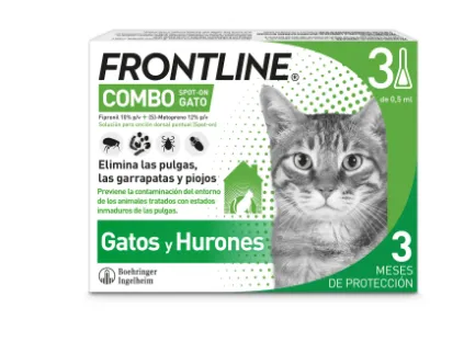 FRONTLINE Combo Gatos (3PP) Antiparasitário