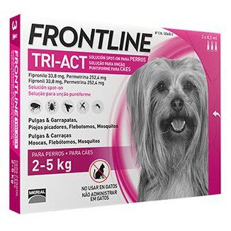 FRONTLINE Tri-act XS (2-) Antiparasitário para Cão 5 kg