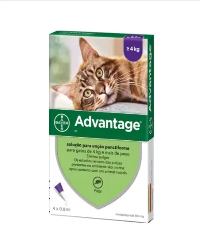 [10003901] Advantage 80 Gato > (Farma) Ração Seca 4 kg