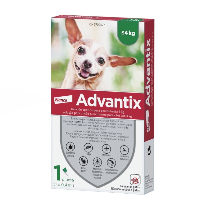 [10012411] ADVANTIX  MONOPIPETA  « 4 » 40 CAO