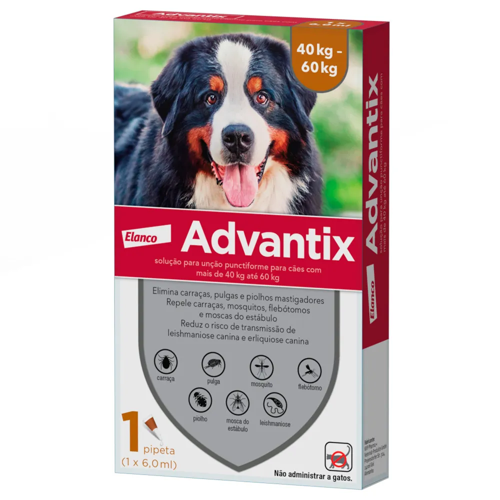 [10012415] Advantix Monopipeta « 40 / 60 »» 600 Cão