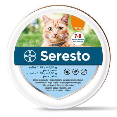 Seresto Gato Coleira — Laranja 38 cm