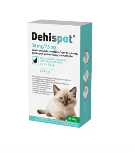 Dehispot / Gatos Pequenos 0,5- 1PP Antiparasitário 7,5 mg 2,5 kg 30 mg