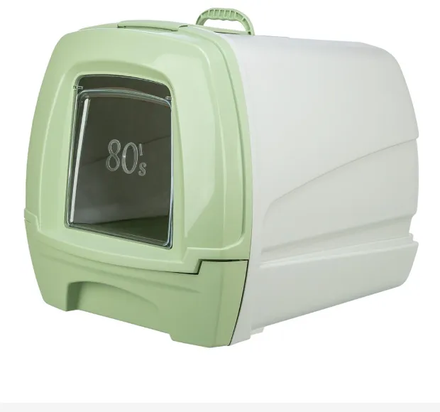 TOILETE "80'S" (C/ GAVETA) 46x48x57 CM (CINZA-VERDE)