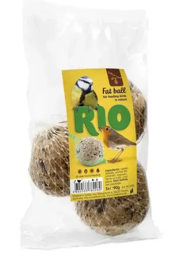 Rio — Bolas de gordura para aves Silvestres Alimento 3 un.