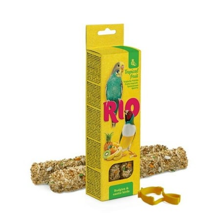 Rio — Sticks fruta tropical Periquitos e Aves Exóticas Alimento 2 × 40 g