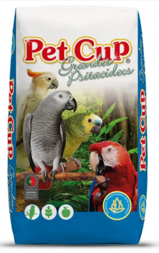 Pet Cup — Mistura Standart para Papagaios Alimento para Aves 15 kg