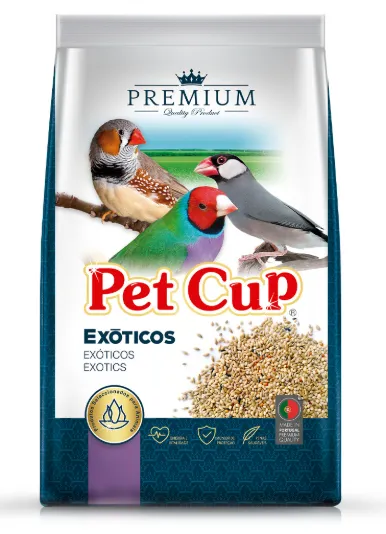 Pet Cup — Mistura Premium para Exóticos Alimento para Aves 20 kg