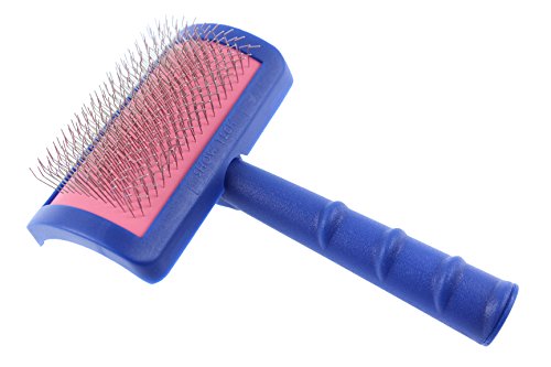 Cardadeira Curva Show Tech — Média — Pinos para Cão e Gato 1,5 cm