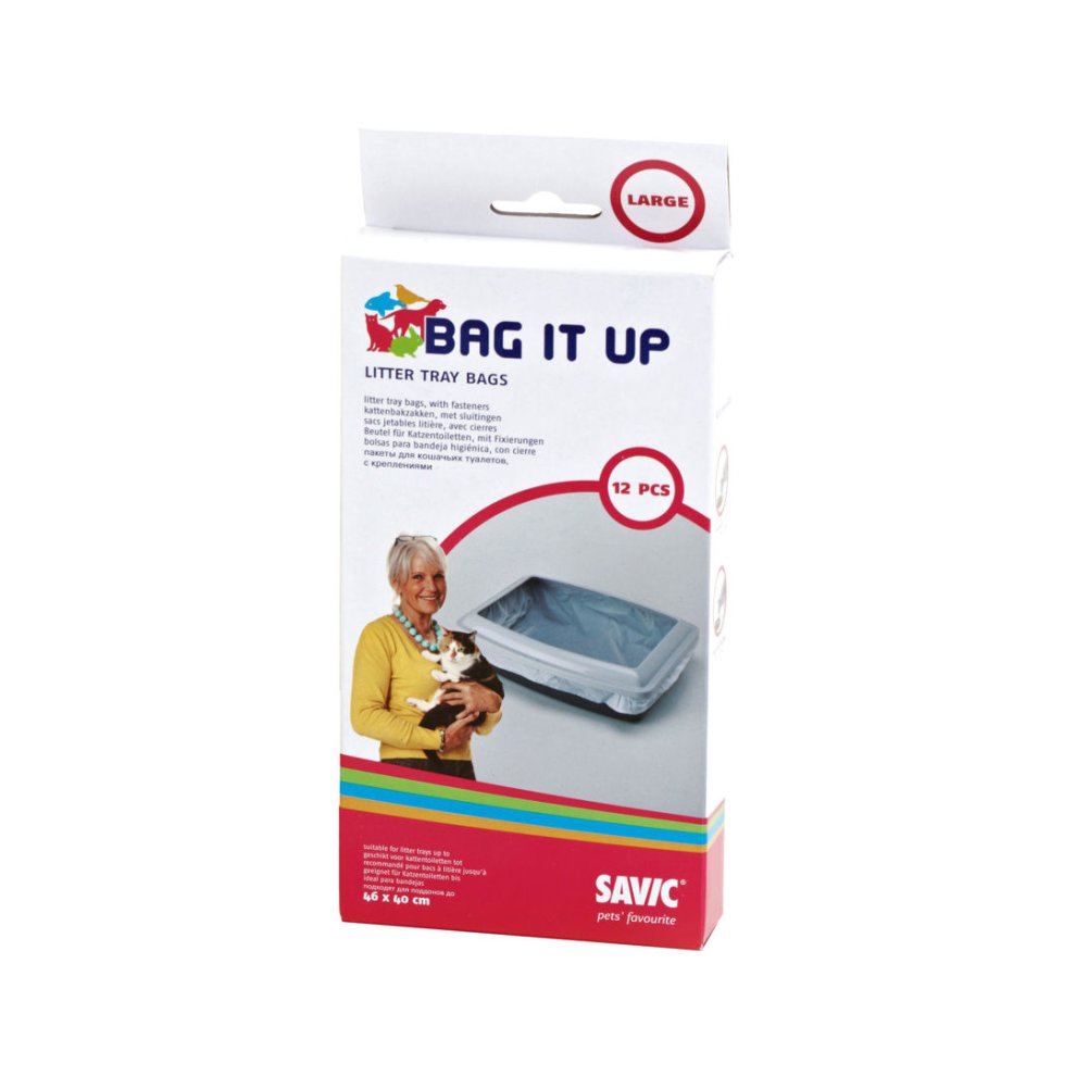 Bag It Up Large (12 Bags) Areia para Gato