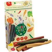 [015503412] Garden Bites Dental Twisters - Snacks de Vegetais para Cães - Tamanho : S