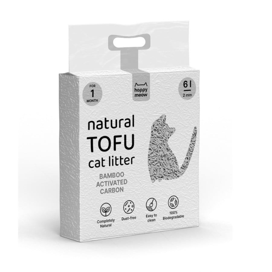 Happy Meow Areiia Carbon Activado Areia para Gato 6 l