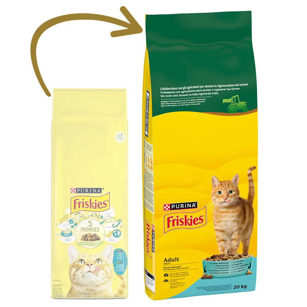 [1260661] FRISKIES Adult cat OFish vegetable 20 kg