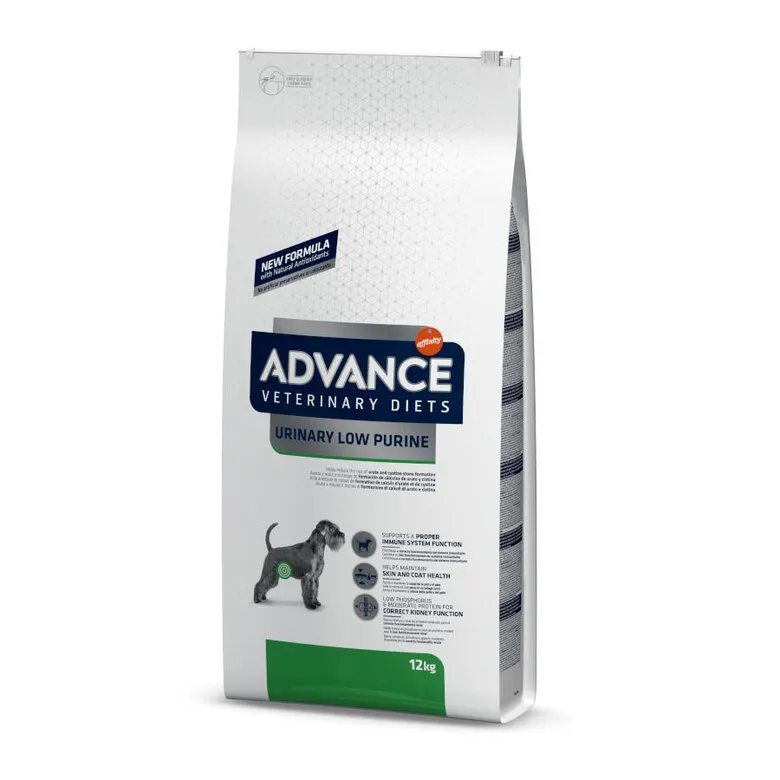 Advance Veterinary Diets Dog Urinary Low Purine Alimento Dietético Seco para Cão 12 kg