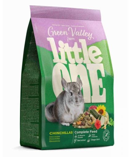 Little One — Alimento Green Valley sem Cereais para Chinchilas para Roedores 750 g