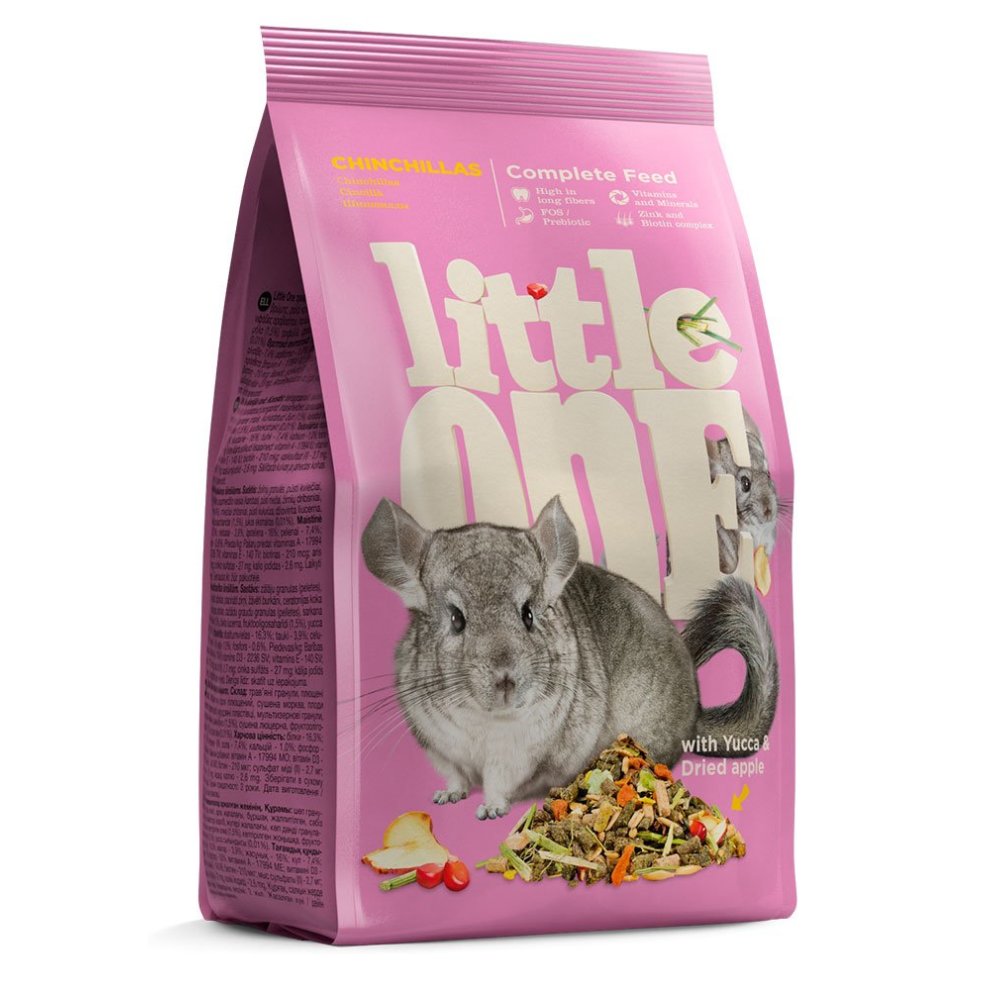 Little One — Alimento para Chinchilas + Oferta de Snack para Roedores 900 g