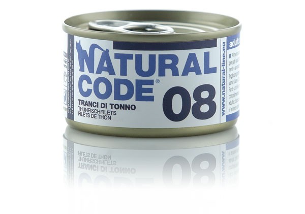 Natural Code 08 — Alimento Húmido para Gato — Atum 85 g