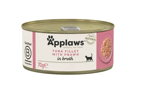 [A1008] Applaws Cat Tin Tuna Fillet with Prawn 70g
