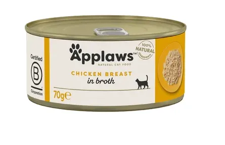 Applaws Cat Tin — Chicken Breast Alimento Húmido para Gato 70 g