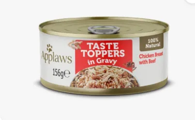 Applaws Dog Tin Chicken with Beef & Veg in Broth Alimento Húmido para Cão 156 g