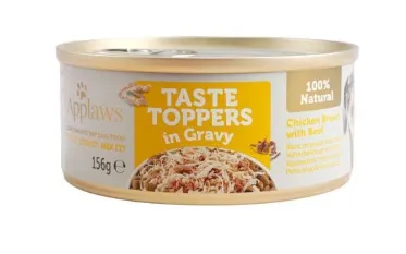 Applaws Dog Tin Chicken with Beef in Gravy Alimento Húmido para Cão 156 g