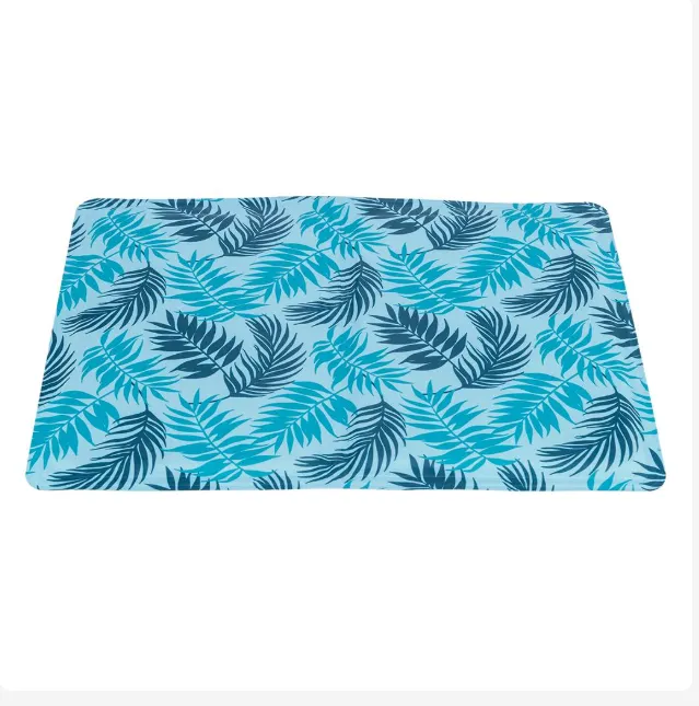 Trixie Palm Leaf Tapete de Arrefecimento Azul-Claro 65 × 50 cm