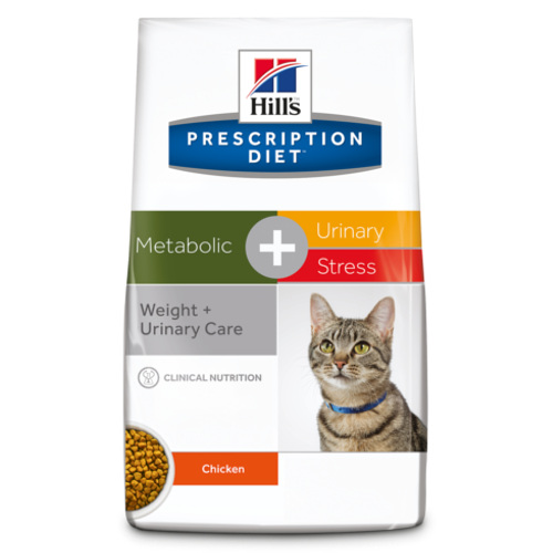 [605984] Hill's Prescription Diet c/d Multicare Stress + Metabolic alimento seco para gato com frango - Embalagem de 1,5kg