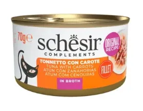 Schesir Atum/Cenoura G 21122105 Alimento Húmido para Gato 70 g