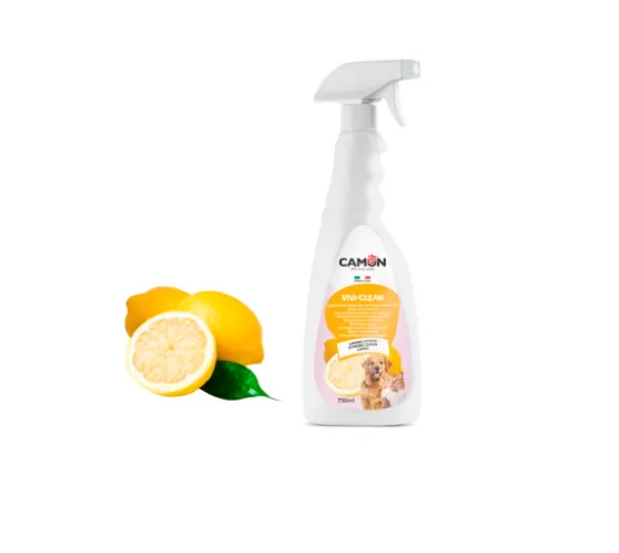Spray Limpeza Casa Camon Limão para Gato 750 ml