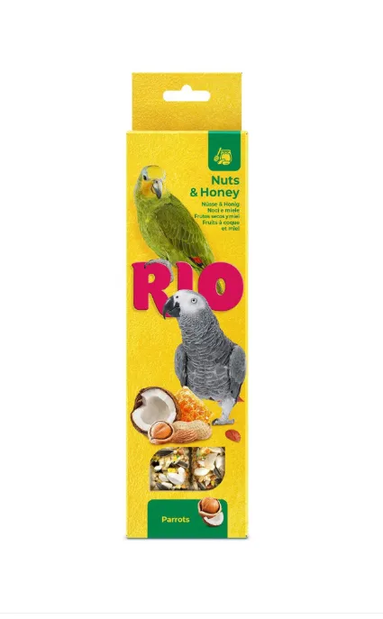 Rio Stick for parrots with honey /nuts 2x90 gr