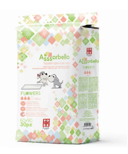 Resguardos com Perfume Floral para Cães Assorbello 60 × 90 para Cão