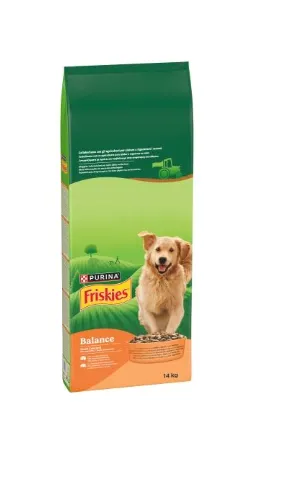 Friskies® Adult Balance Frango Ração Seca para Cão 14 kg