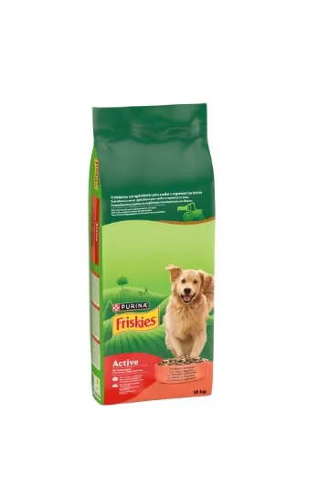 Friskies® Adult Active Vaca Ração Seca para Cão 18 kg