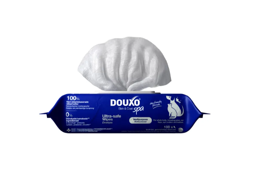 [10014150] DOUXO SPA Toalhitas para Cão e Gato 100 un.