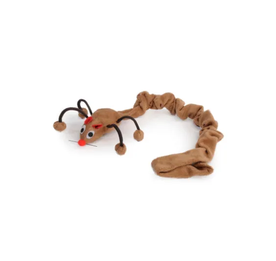 Brinquedo Camon Rato Catnip com Corda 50cm