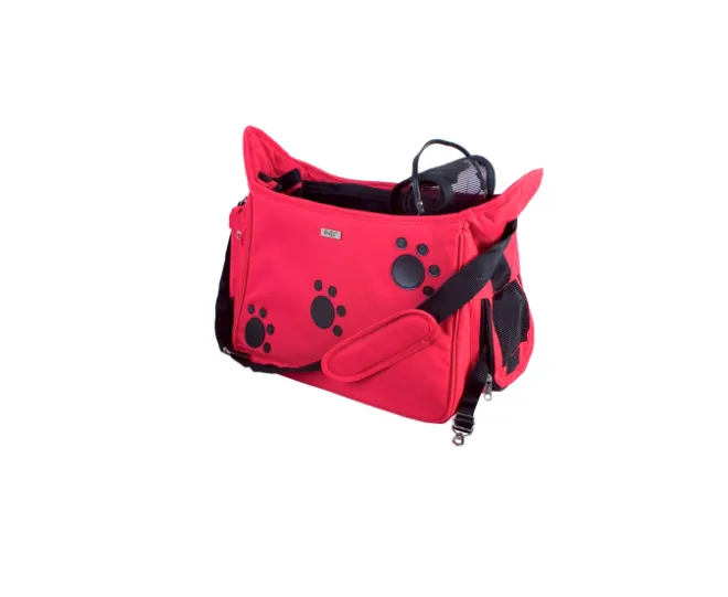 Bolsa Vermelha Patas 38x21x33 cm