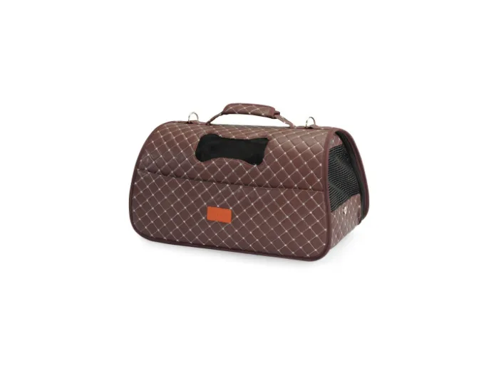 Transportadora Rombo Marron Camon 50X27X27cm