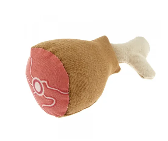 Coxa de Frango de Lona com Som para Cães
