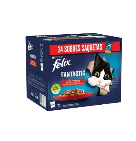PURINA FELIX FANTASTIC Saborosa Selecção MPK (24x85g)