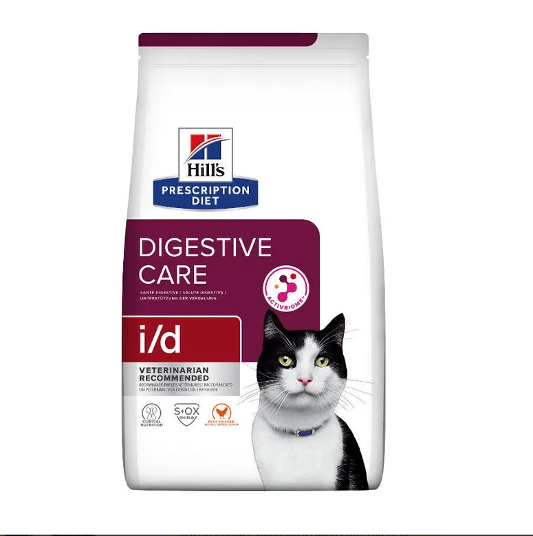 Hill's Prescription Diet i/d Cuidado Digestivo alimento seco para gato com frango - Embalagem de 3kg