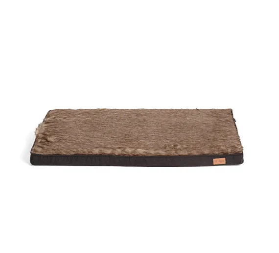 Agui Furry Cushion 110 × 70 × 7 cm Black