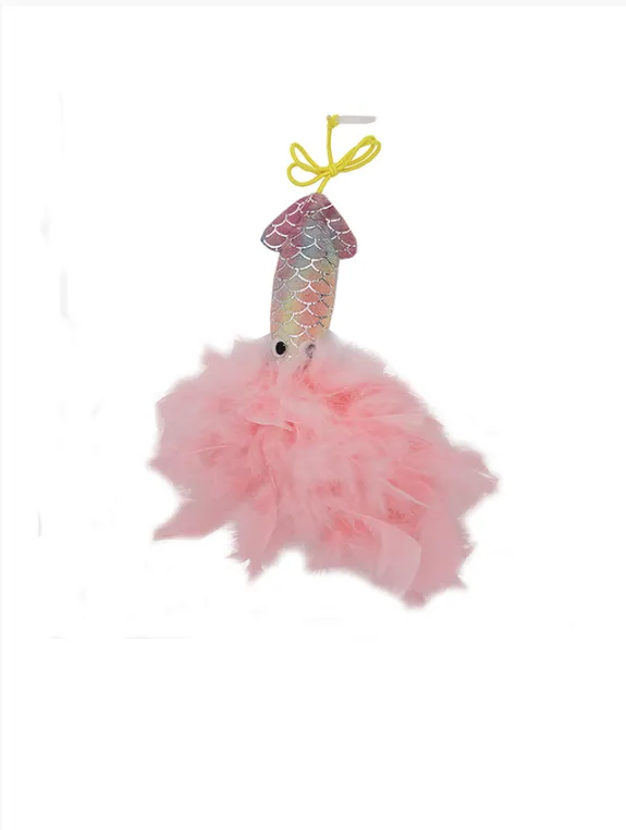 [CA3000320] BRINQUEDO GATO MERMAID SQUID 23x12x3 CM ROSA