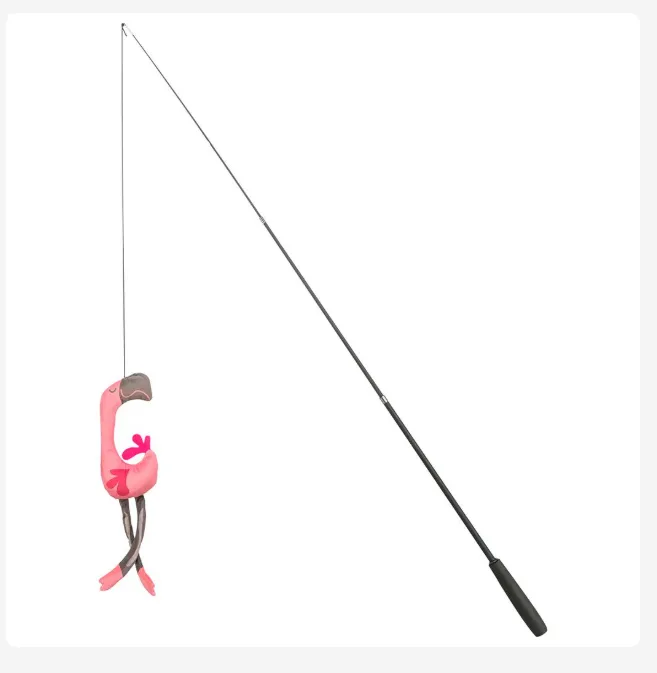 BASTAO FIBRA DE VIDRO C/ FLAMINGO 42-106 CM