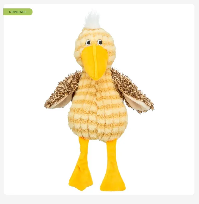 [TX361022] PASSARO EM PELUCIA - 38 CM (AMARELO)